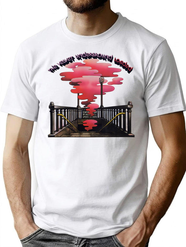 Loaded T-Shirt for Men & Women, T-Shirts Graphic Tee - White