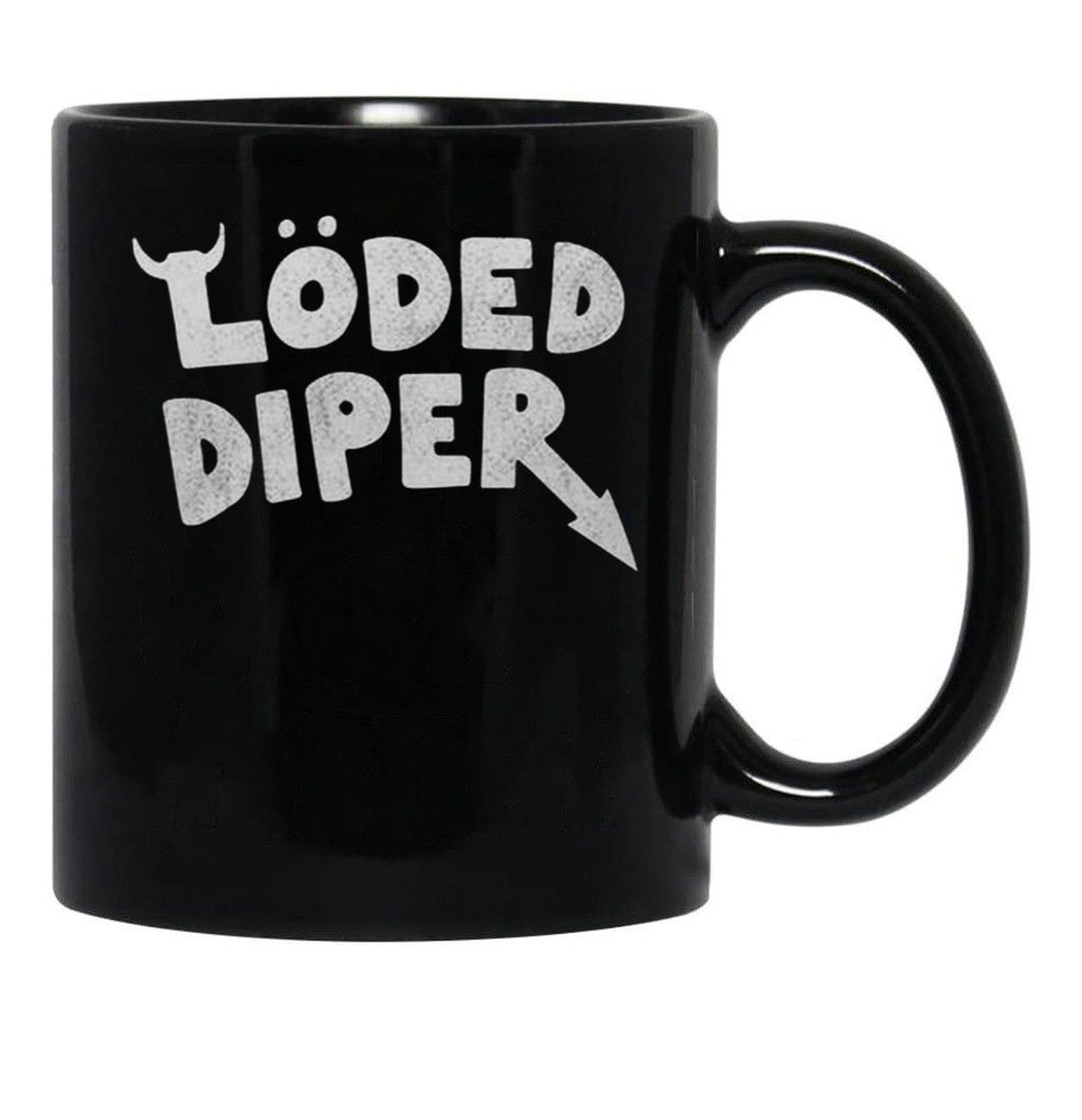 Loded Diaper Classic Black Coffee Mug, Gift Coffee Mug - Black