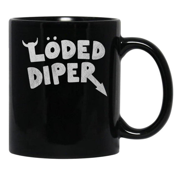Loded Diaper Classic Black Coffee Mug, Gift Coffee Mug - Black