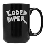 Loded Diaper Classic Black Coffee Mug, Gift Coffee Mug