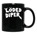 Loded Diper - Vintage Logo Black Coffee Mug, Gift Coffee Mug - Black