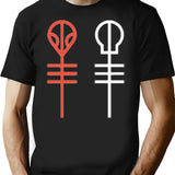 Logo T-Shirt for Men & Women, T-Shirts Graphic Tee - Black