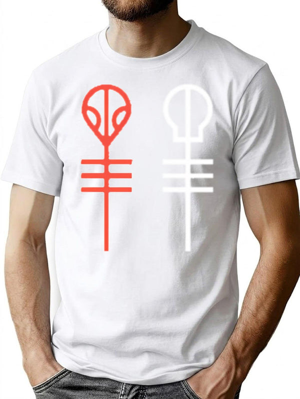 Logo T-Shirt for Men & Women, T-Shirts Graphic Tee - White