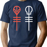 Logo T-Shirt for Men & Women, T-Shirts Graphic Tee - Navy