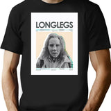 Longlegs T-Shirt for Men & Women, T-Shirts Graphic Tee - Black