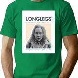 Longlegs T-Shirt for Men & Women, T-Shirts Graphic Tee - Green