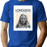 Longlegs T-Shirt for Men & Women, T-Shirts Graphic Tee - Blue
