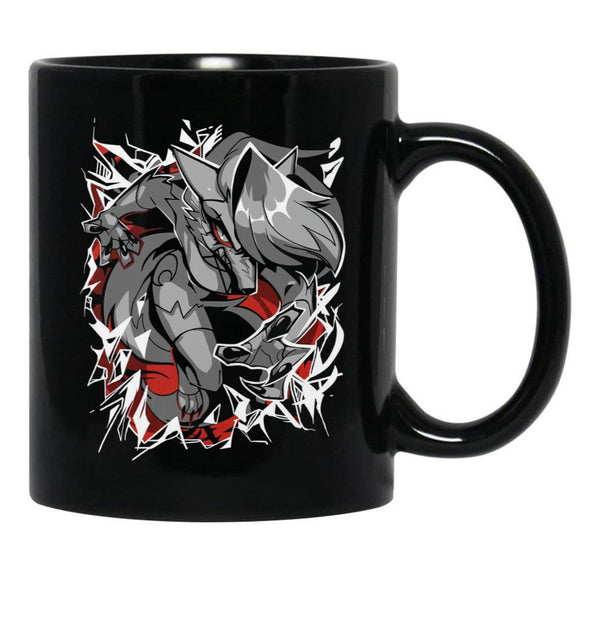 Loona Demon Design - Helluva Boss Essential Black Coffee Mug, Gift Coffee Mug - Black