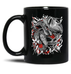Loona Demon Design - Helluva Boss Essential Black Coffee Mug, Gift Coffee Mug