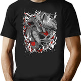 Loona Demon Design - Helluva Boss Essential Premium Heavyweight Cotton T-Shirt - Black