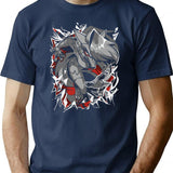 Loona Demon Design - Helluva Boss Essential Premium Heavyweight Cotton T-Shirt - Navy