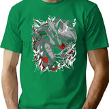 Loona Demon Design - Helluva Boss Essential Premium Heavyweight Cotton T-Shirt - Green