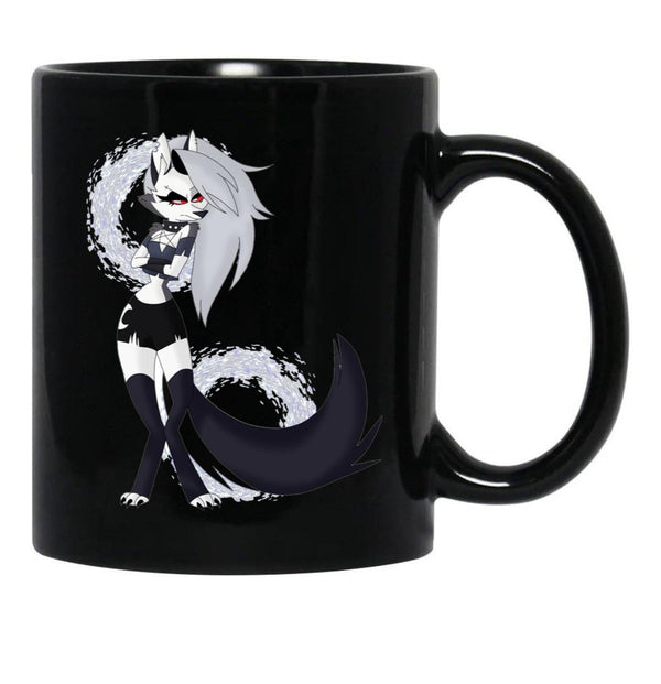 Loona from Helluva Boss Classic Black Coffee Mug, Gift Coffee Mug - Black
