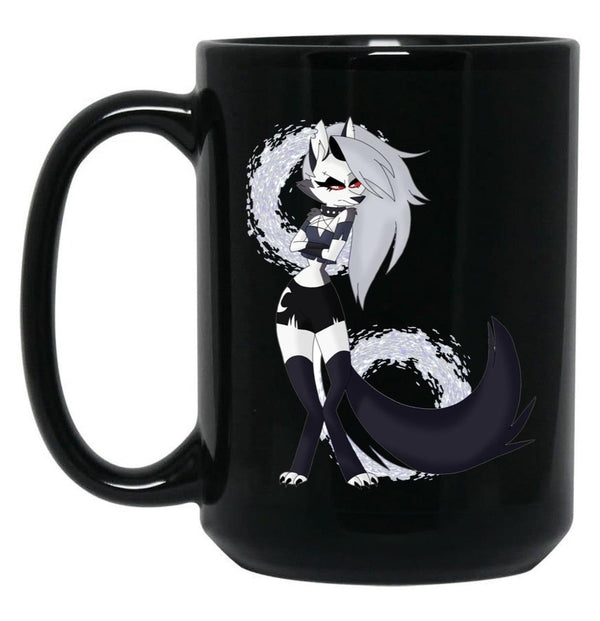 Loona from Helluva Boss Classic Black Coffee Mug, Gift Coffee Mug - Black
