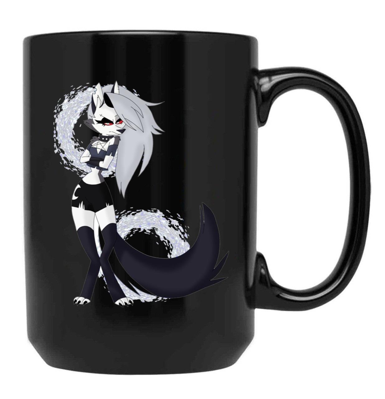 Loona from Helluva Boss Classic Black Coffee Mug, Gift Coffee Mug