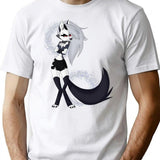 Loona from Helluva Boss Classic Premium Heavyweight Cotton T-Shirt - White