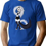 Loona from Helluva Boss Classic Premium Heavyweight Cotton T-Shirt - Blue