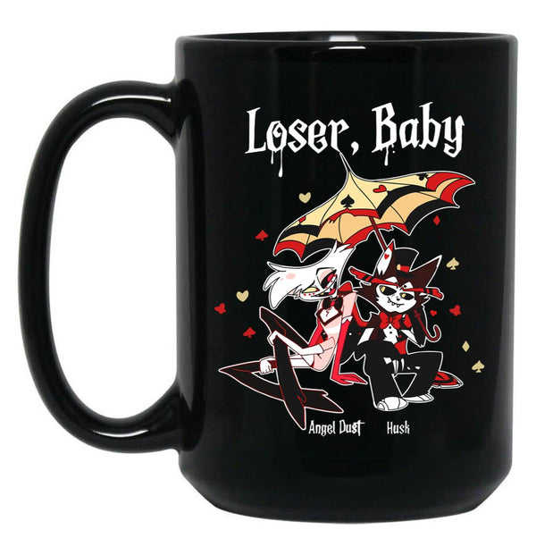 Loser Baby Black Coffee Mug, Gift Coffee Mug - Black