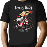 Loser Baby Shirt,Angel Dust & Husk Shirt	Angel Dust Hazbin Hotel	Husk Hazbin Hotel Shirt	Hazbin Hotel Unisex Premium Heavyweight Cotton T-Shirt - Black