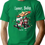 Loser Baby Shirt,Angel Dust & Husk Shirt	Angel Dust Hazbin Hotel	Husk Hazbin Hotel Shirt	Hazbin Hotel Unisex Premium Heavyweight Cotton T-Shirt - Green