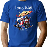 Loser Baby Shirt,Angel Dust & Husk Shirt	Angel Dust Hazbin Hotel	Husk Hazbin Hotel Shirt	Hazbin Hotel Unisex Premium Heavyweight Cotton T-Shirt - Blue