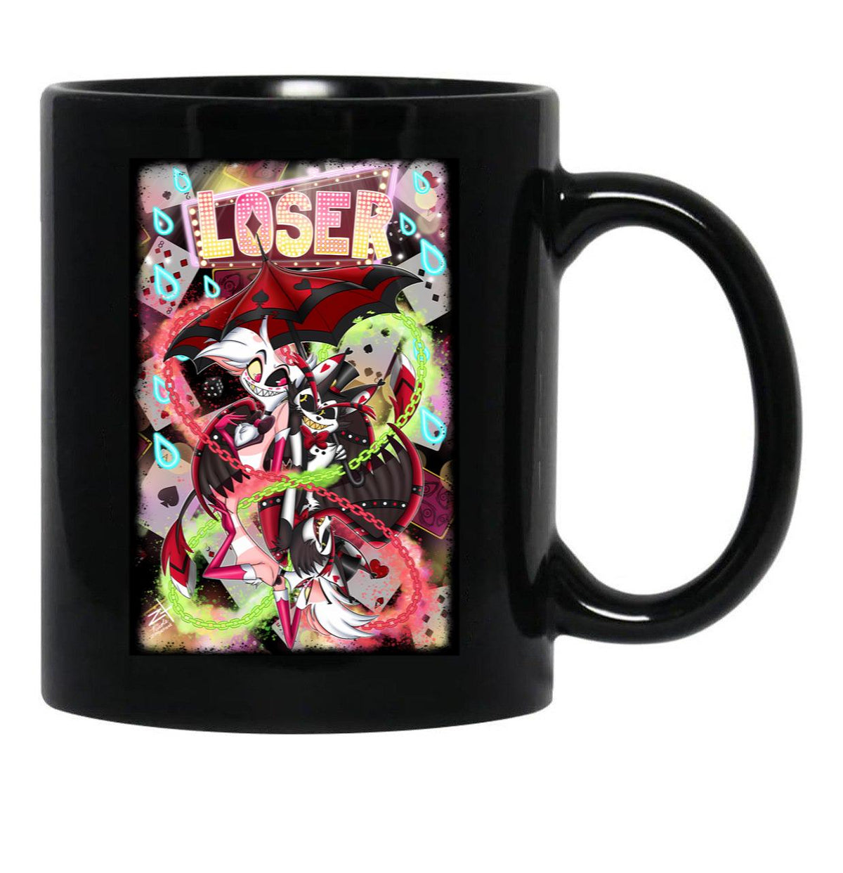 Losers Together Black Coffee Mug, Gift Coffee Mug - Black
