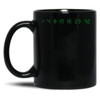 Lost Numbers 4 8 15 16 23 42 Black Coffee Mug, Gift Coffee Mug