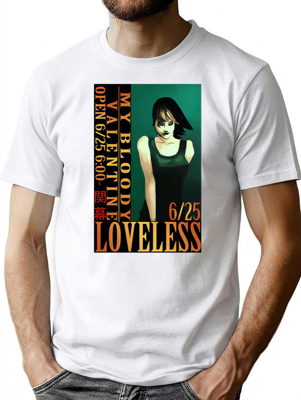 Loveless Poster Ff7 Classic . T-Shirt for Men & Women, T-Shirts Graphic Tee - White