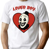 Lover Boy Art The Clown Vintage Terrifier T-Shirt for Men & Women, T-Shirts Graphic Tee - White