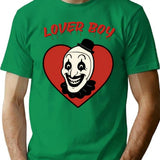 Lover Boy Art The Clown Vintage Terrifier T-Shirt for Men & Women, T-Shirts Graphic Tee - Green