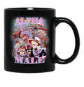 Lucifer - Alpha Male - Hazbin Hotel Black Coffee Mug, Gift Coffee Mug - Black