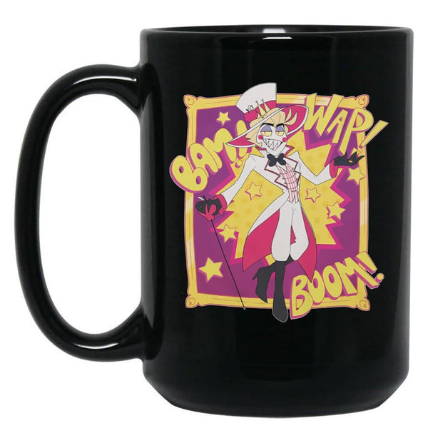 Lucifer Hazbin Hotel Classic Black Coffee Mug, Gift Coffee Mug - Black