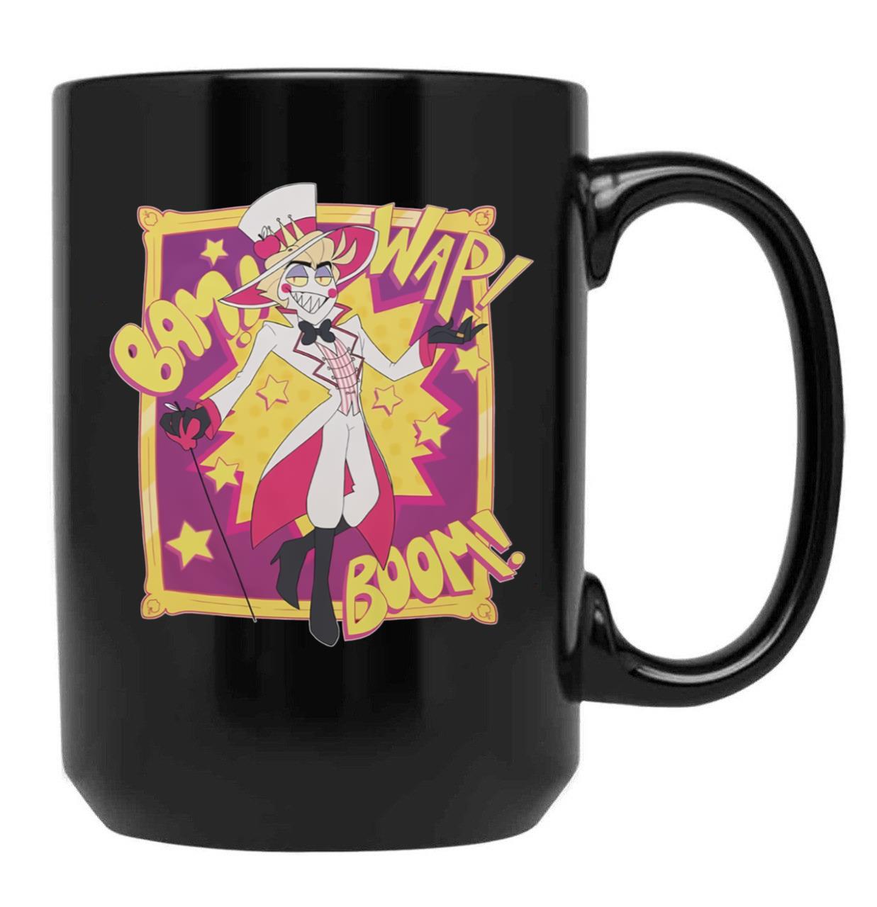 Lucifer Hazbin Hotel Classic Black Coffee Mug, Gift Coffee Mug