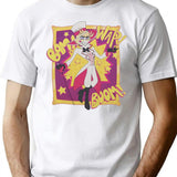 Lucifer Hazbin Hotel Classic Premium Heavyweight Cotton T-Shirt - White
