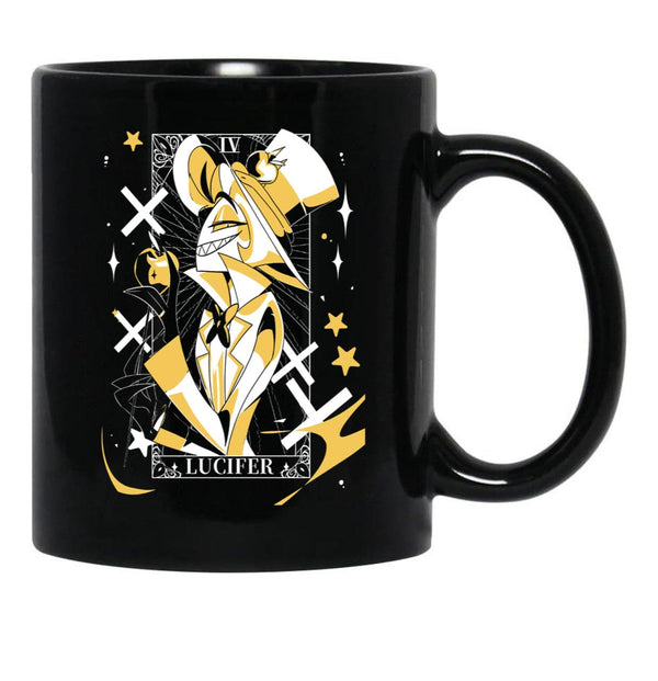 Lucifer Morningstar - Hazbin Hotel Classic Black Coffee Mug, Gift Coffee Mug - Black