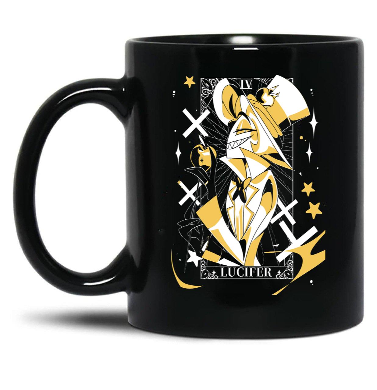 Lucifer Morningstar - Hazbin Hotel Classic Black Coffee Mug, Gift Coffee Mug