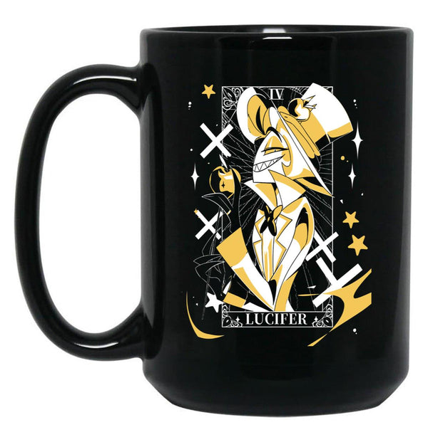 Lucifer Morningstar - Hazbin Hotel Classic Black Coffee Mug, Gift Coffee Mug - Black
