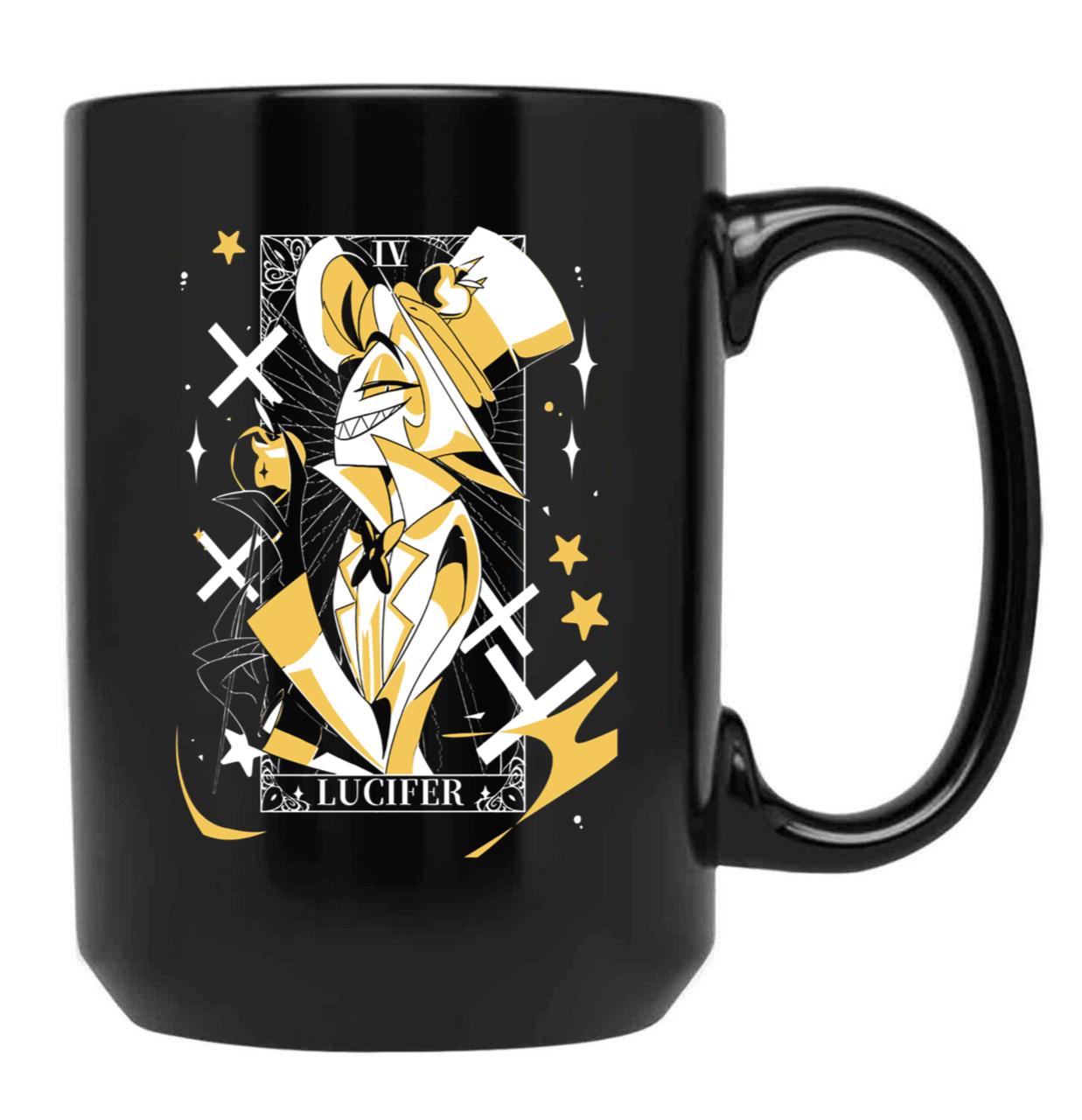 Lucifer Morningstar - Hazbin Hotel Classic Black Coffee Mug, Gift Coffee Mug
