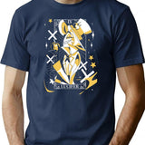 Lucifer Morningstar - Hazbin Hotel Classic Premium Heavyweight Cotton T-Shirt - Navy