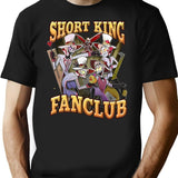 Lucifer Short King Fanclub - Hazbin Hotel Essential Premium Heavyweight Cotton T-Shirt - Black