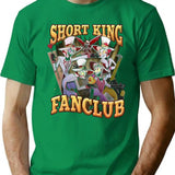 Lucifer Short King Fanclub - Hazbin Hotel Essential Premium Heavyweight Cotton T-Shirt - Green