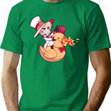 Lucifer from hazbin Hotel Classic Premium Heavyweight Cotton T-Shirt - Green