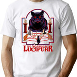 Lucipurr T-Shirt for Men & Women, T-Shirts Graphic Tee - White