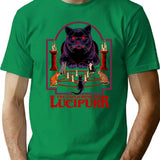 Lucipurr T-Shirt for Men & Women, T-Shirts Graphic Tee - Green