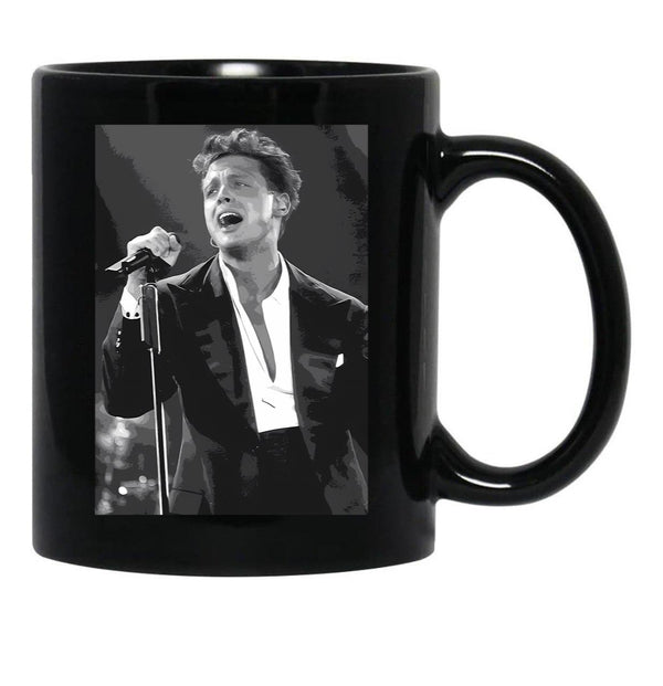 Luis Miguel 3 Black Coffee Mug, Gift Coffee Mug - Black