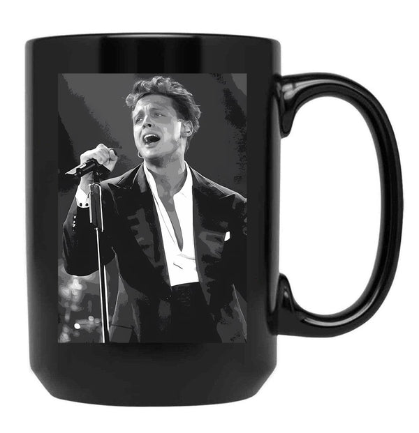 Luis Miguel 3 Black Coffee Mug, Gift Coffee Mug