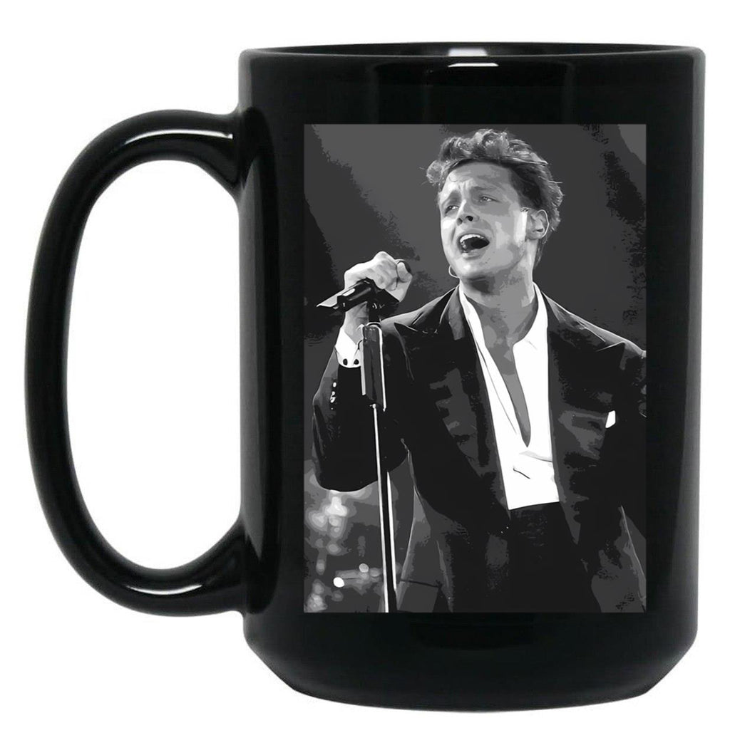 Luis Miguel 3 Black Coffee Mug, Gift Coffee Mug