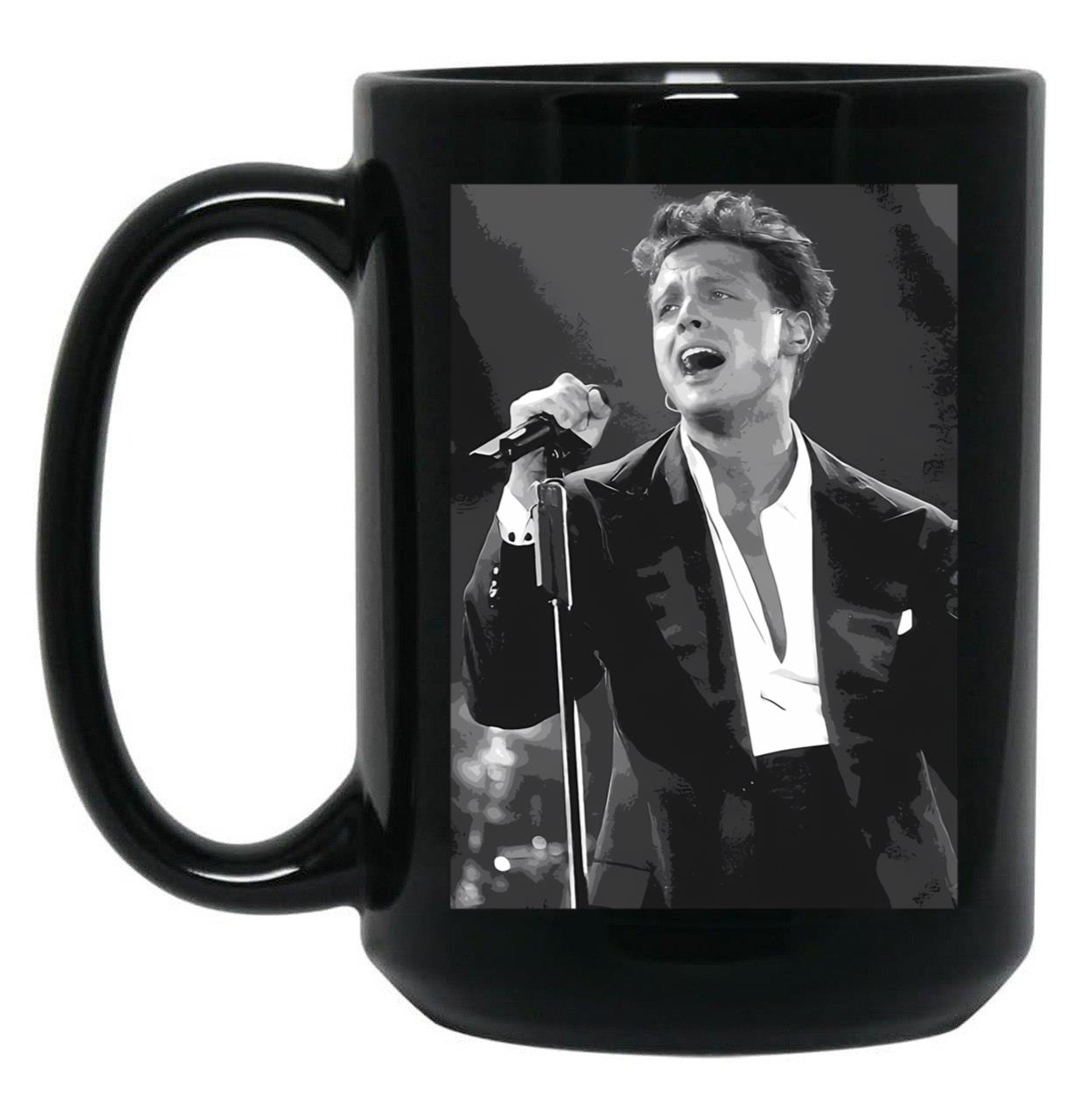 Luis Miguel 3 Black Coffee Mug, Gift Coffee Mug