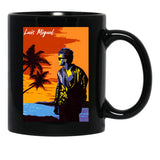 Luis Miguel Beach Black Coffee Mug, Gift Coffee Mug - Black