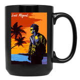 Luis Miguel Beach Black Coffee Mug, Gift Coffee Mug